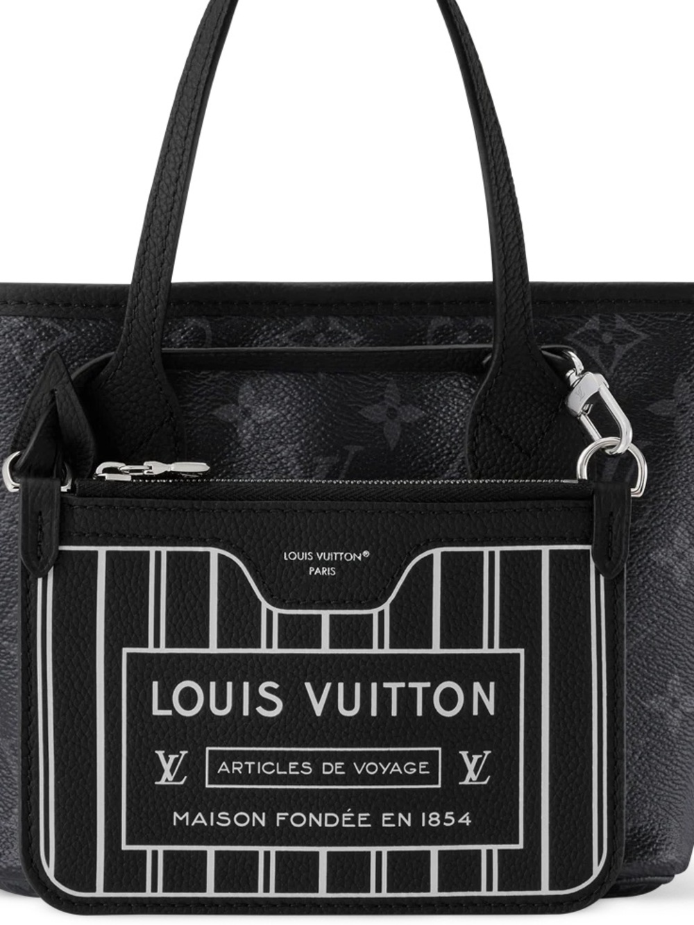 LOUIS VUITTON NEVERFULL BB INSIDE OUT POCHETTE - Picture 5 of 6